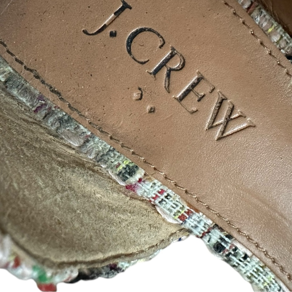 J. Crew Multicolor Tweed Pointed-Toe Flats - Picture 6 of 7